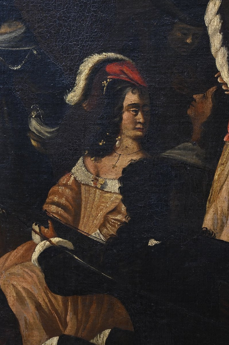 École Espagnole - Concert Champêtre - Espagne XVIIe siècle-photo-1